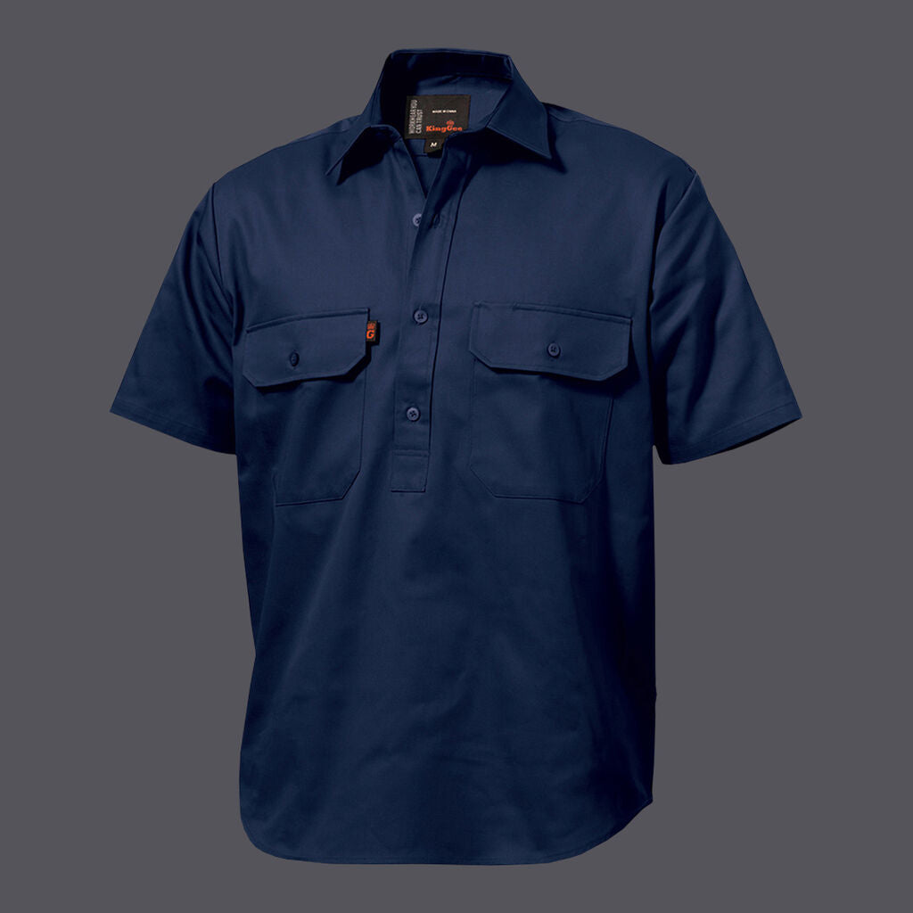 KingGee K04060 Closed Front Drill Shirt S/S