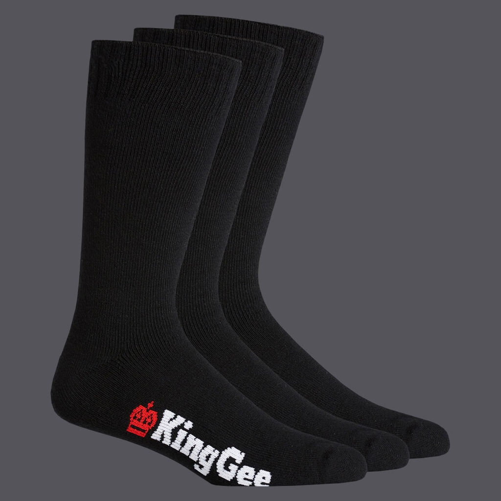 KingGee K09230 Men's 3 Pack Bamboo Work Socks