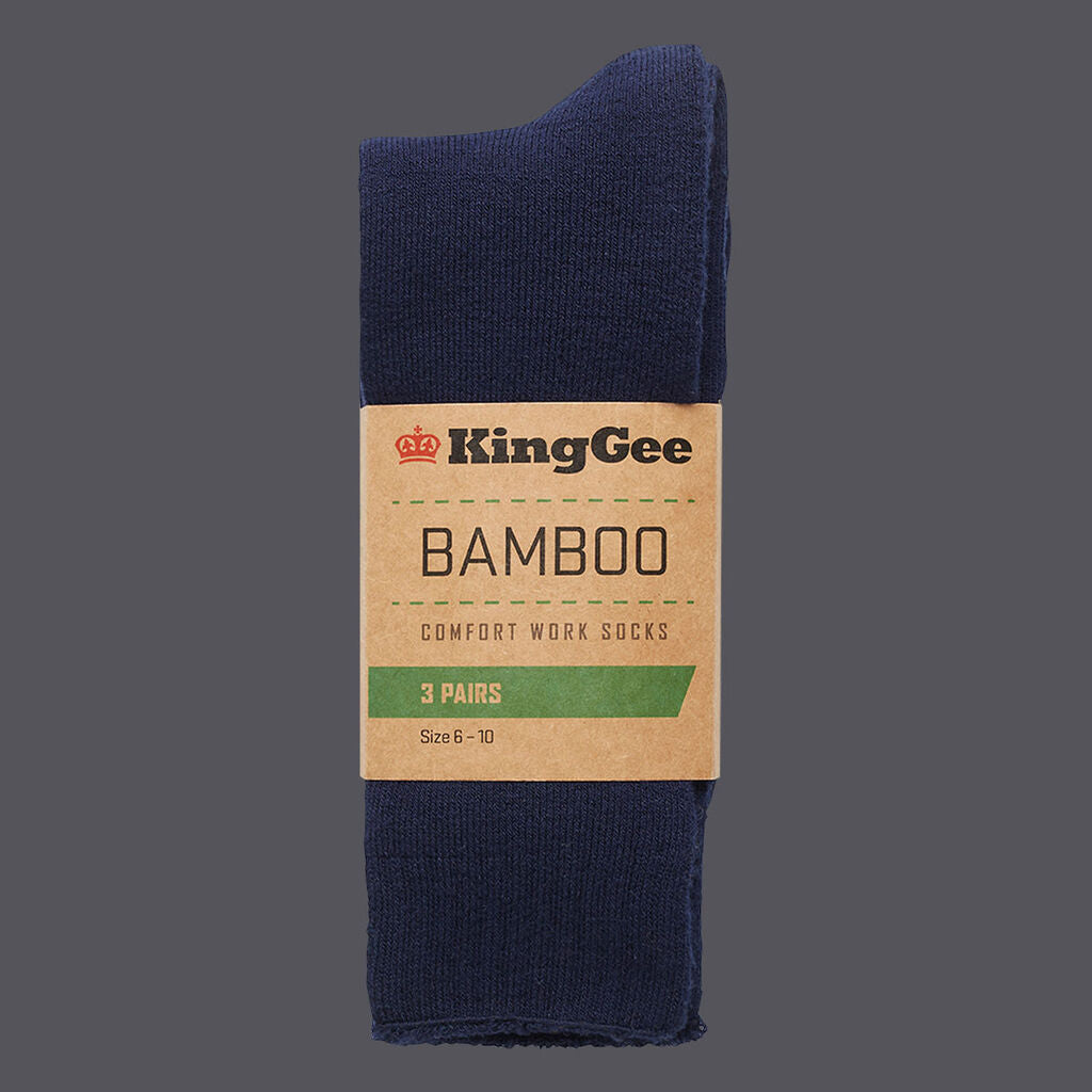KingGee K09230 Men's 3 Pack Bamboo Work Socks