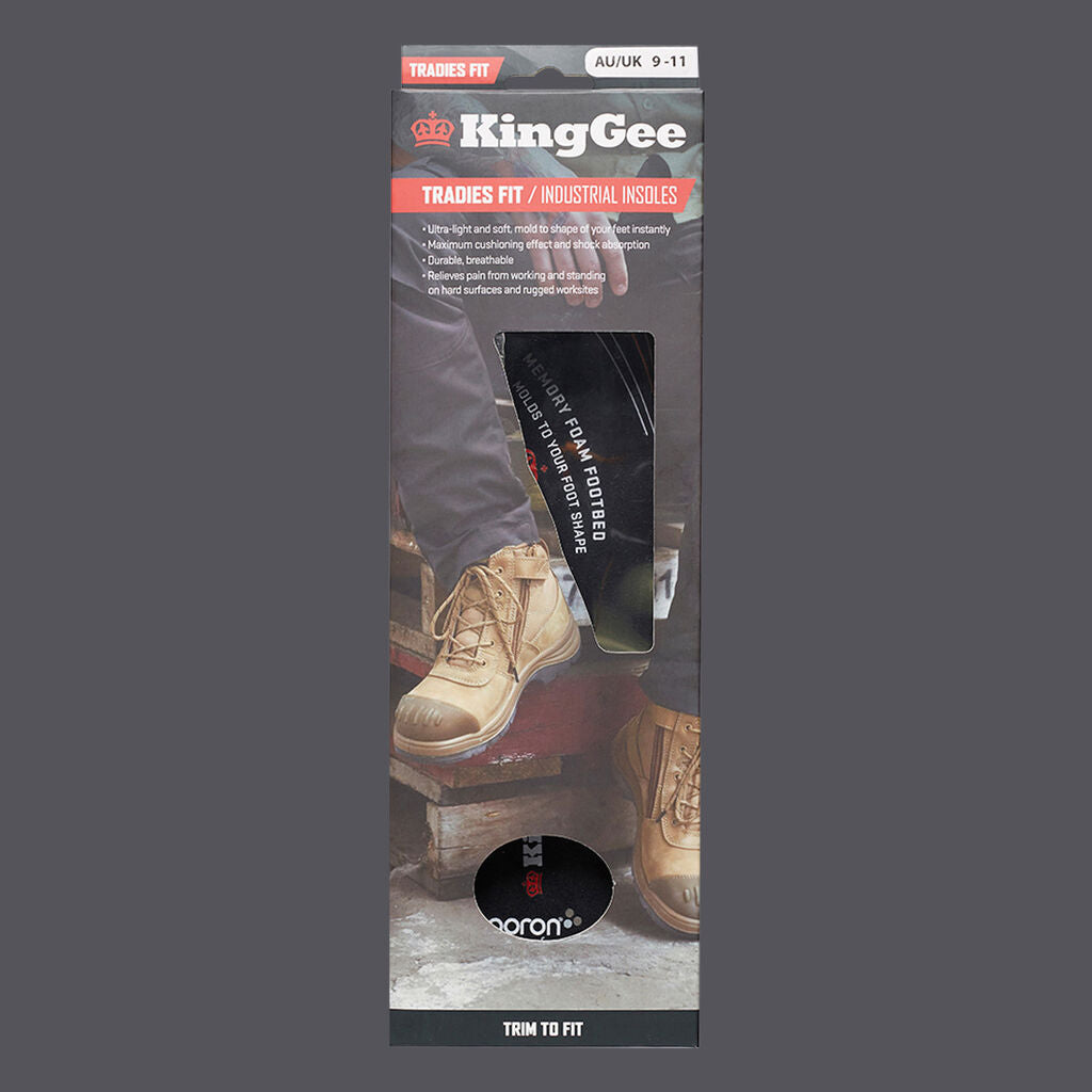 KingGee K09500 Maximum Comfort Insole-Black