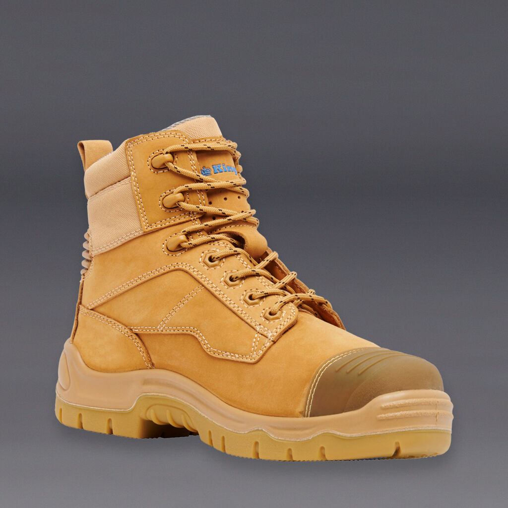 KingGee K27872 Phoenix Met guard Composite Toe Safety Work Boots 6″ Wheat