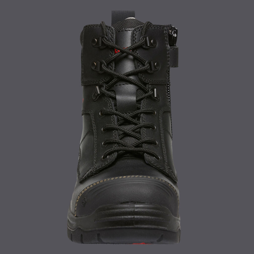 KingGee K27890 Phoenix 6z 150mm Side Zip Safety Boot-Black