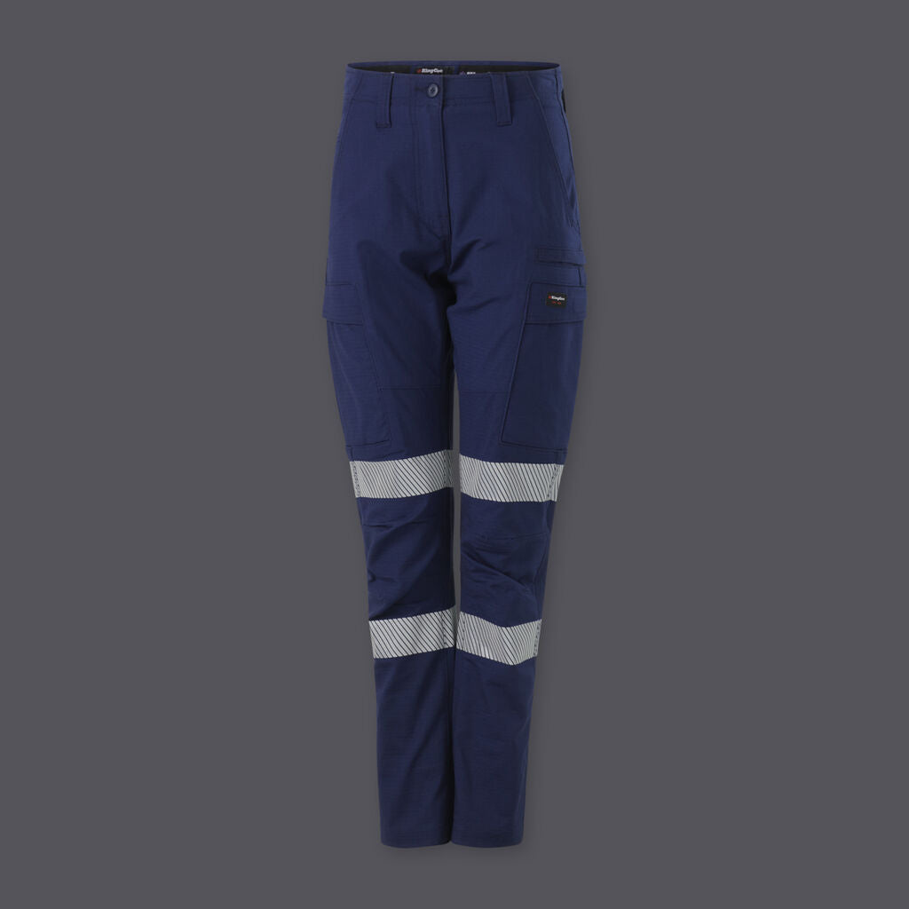 KingGee K43003 Women's Work Cool Pro Bio Motion Pant-Navy