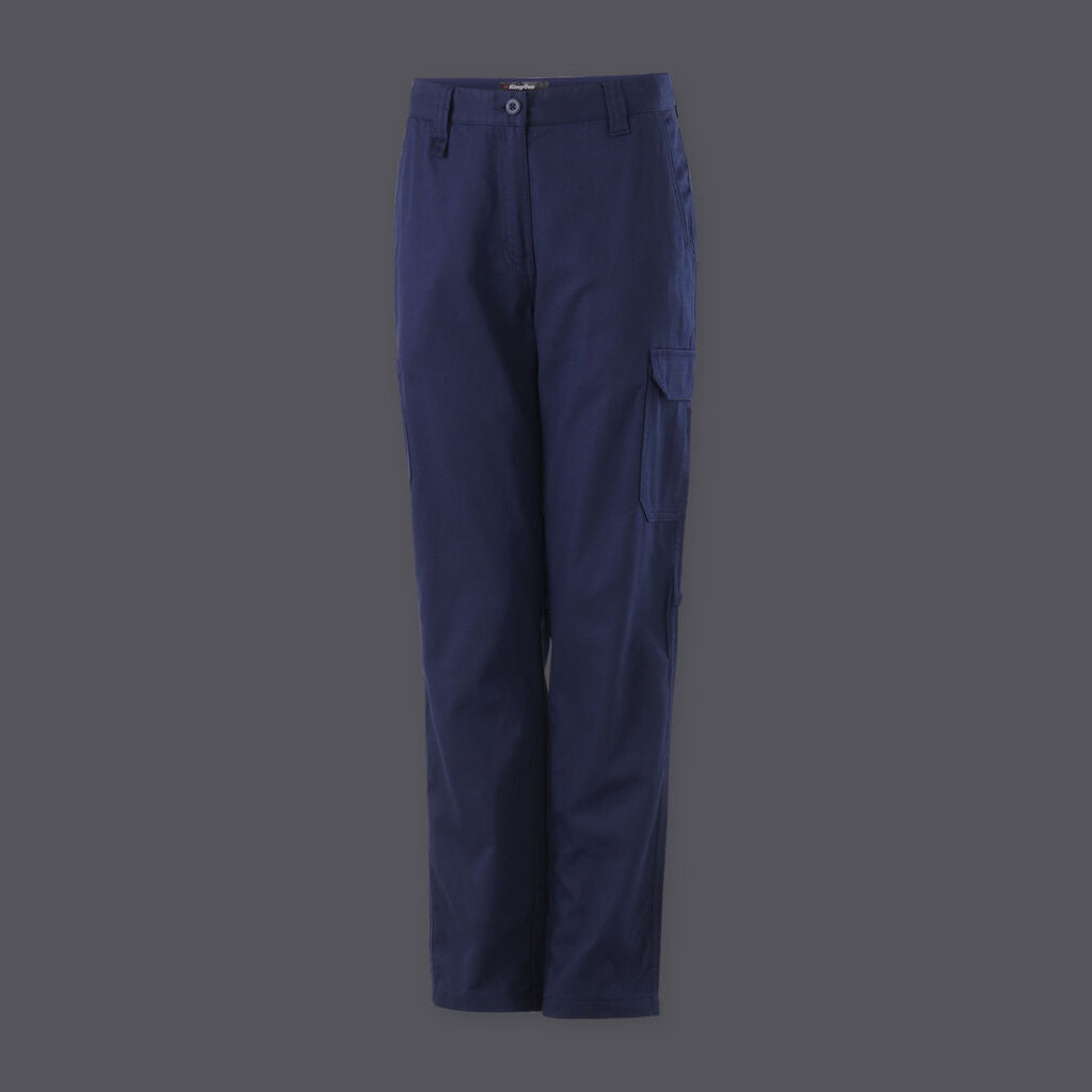 KingGee K43021 Women's Workcool Cargo Pant-Navy