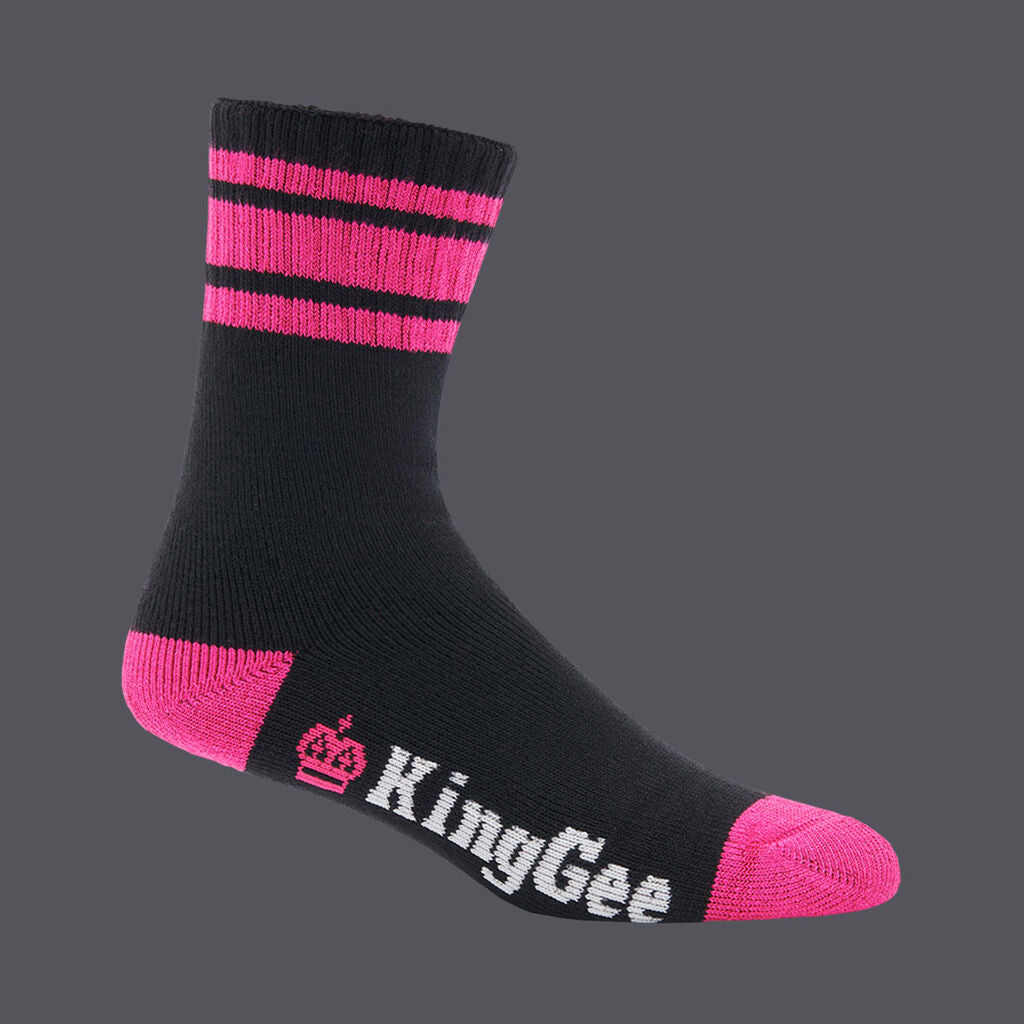 KingGee K49015 Women's Bamboo Socks 3 Pack-Size-3-8