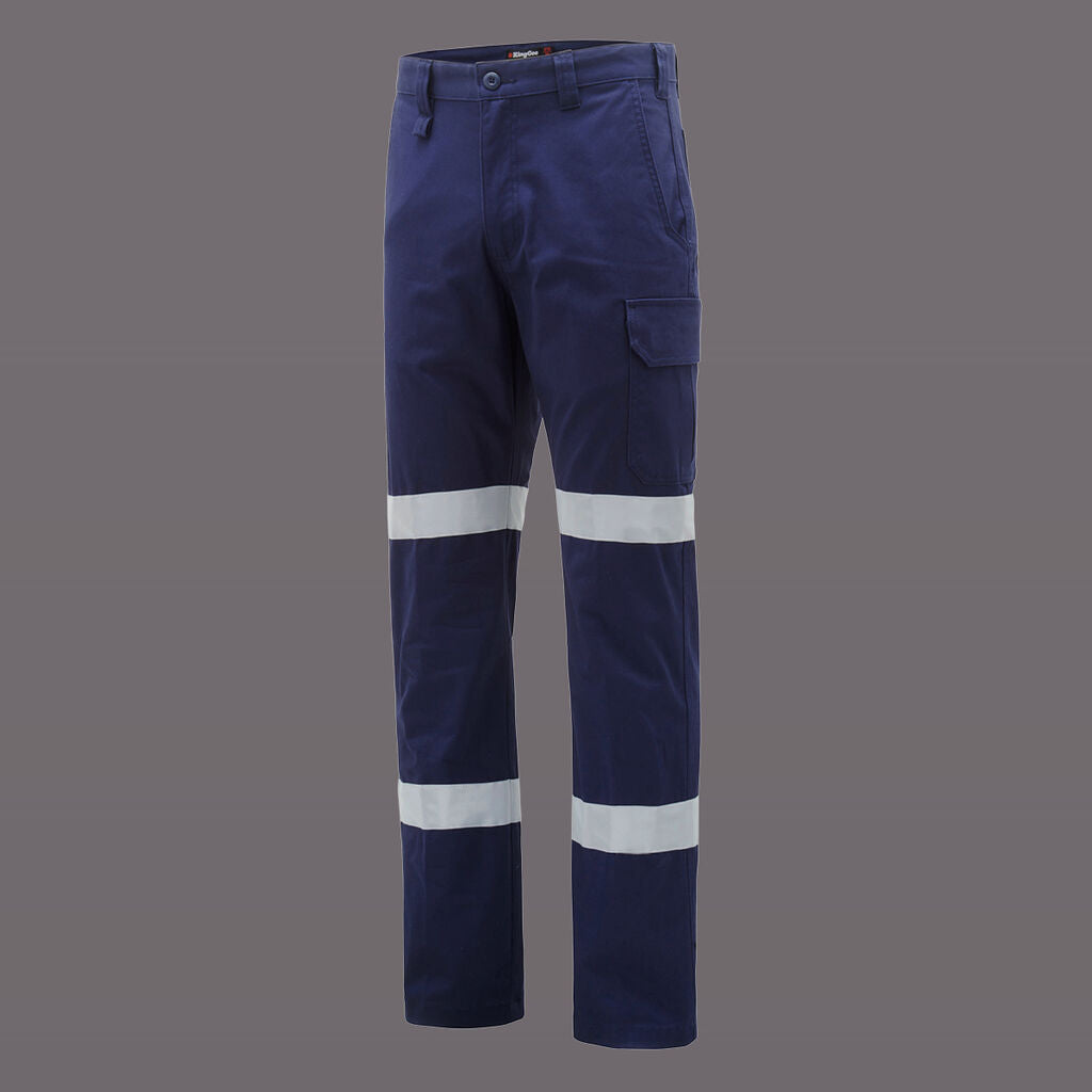 KingGee K53018 Stretch Bio Motion Cargo Pant-Navy