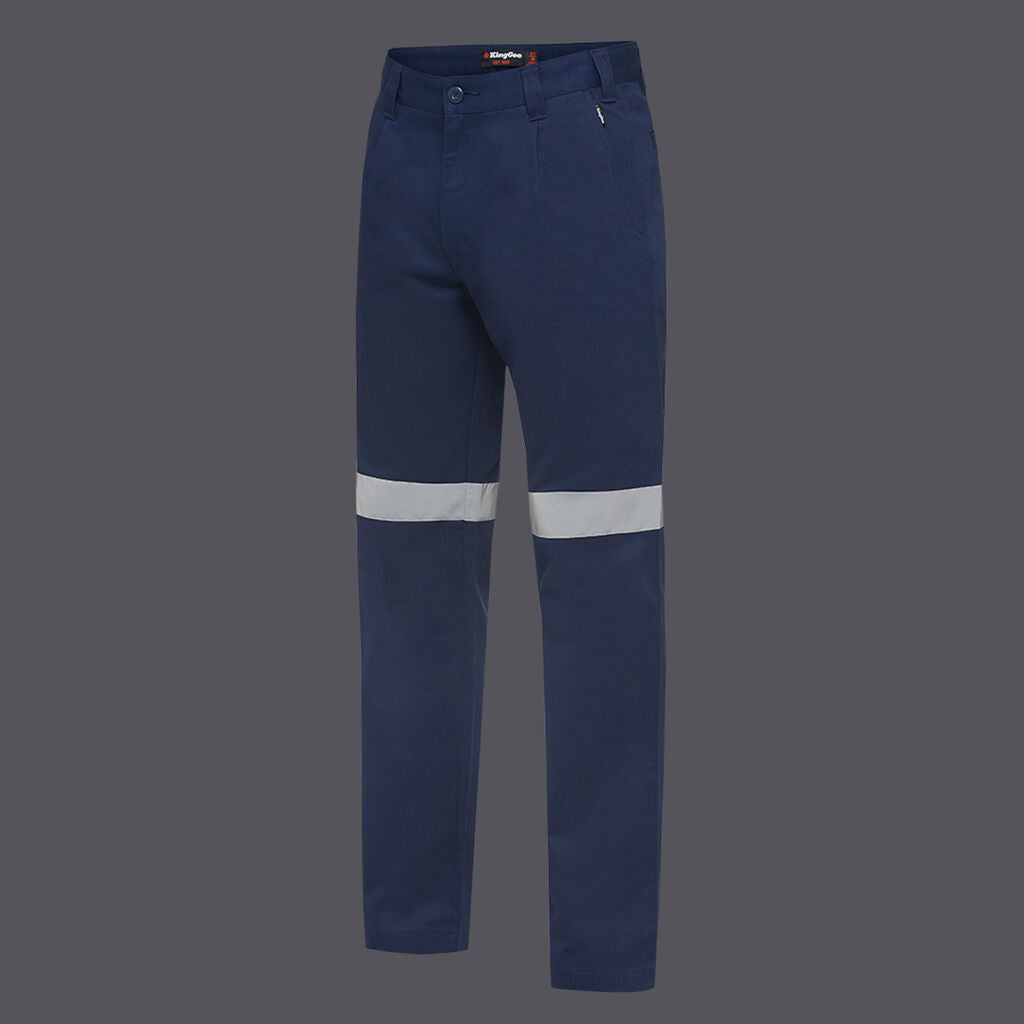 KingGee K53020 Reflective Drill Pants-Navy