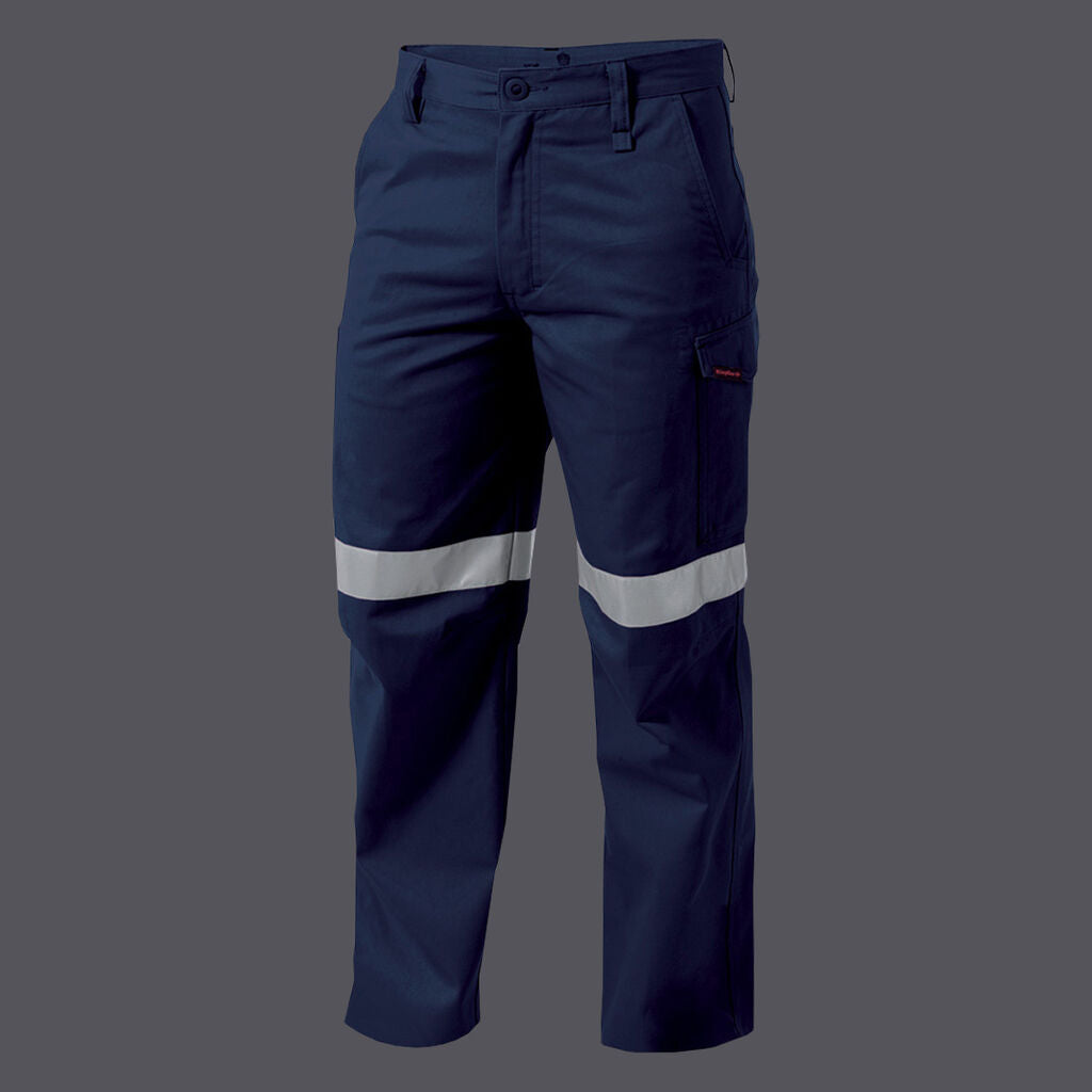 KingGee K53800 Workcool 1 Reflective Pants-Navy