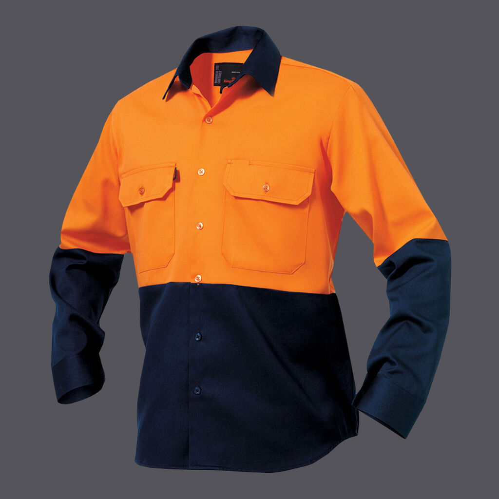 KingGee K54015 Hi-vis Drill Shirt L/S