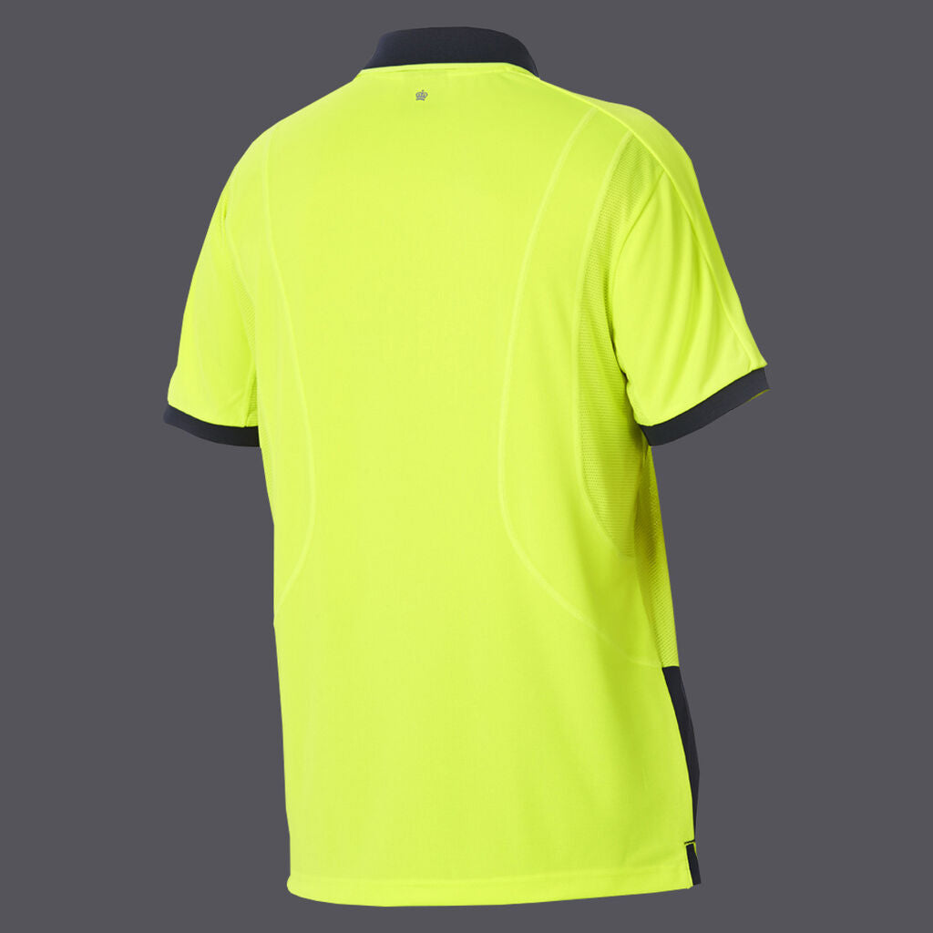 KingGee K54845 Workcool Hi-vis Spliced Polo S/S