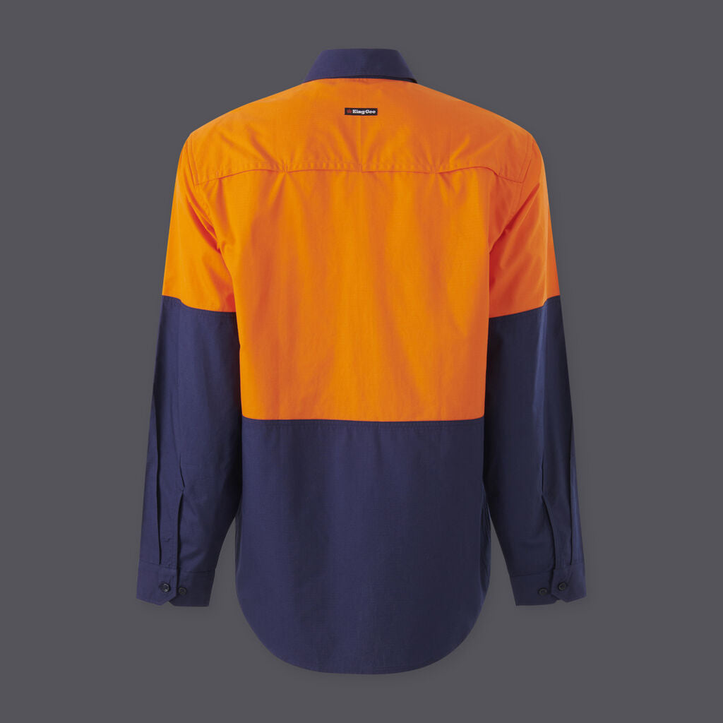 Kinggee K54912 Workcool Vented Spliced Shirt Long Sleeve