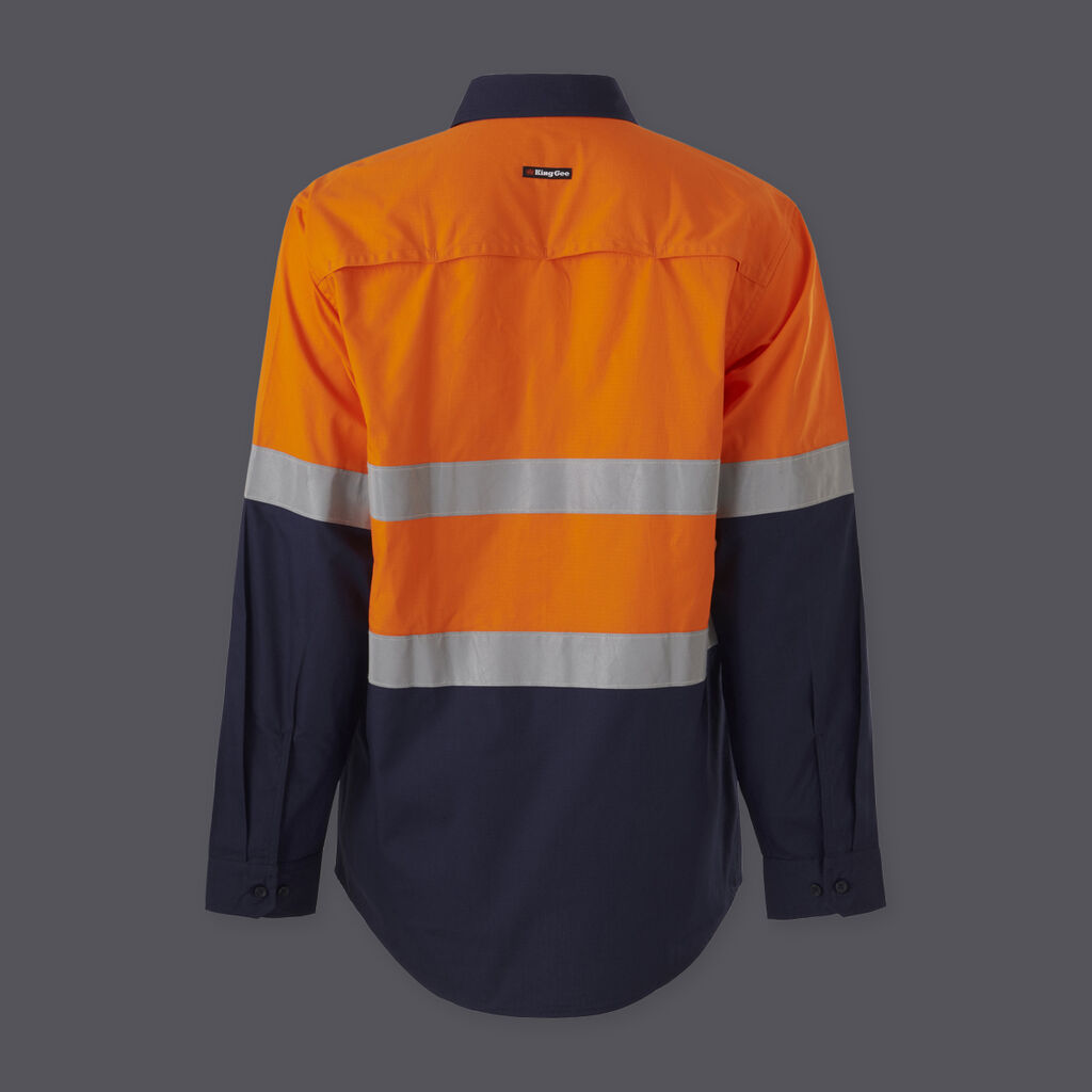 Kinggee K54913 Workcool Vented Spliced Shirt Taped Long Sleeve