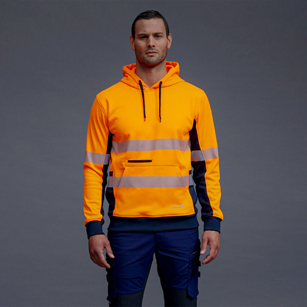 KingGee K55054 Hi-vis Reflective Pull Over Hoodie