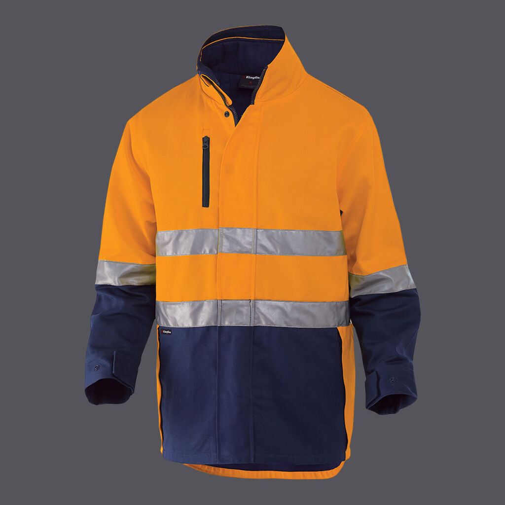 KingGee K55400 Reflective 3-in-1 Cotton Jacket