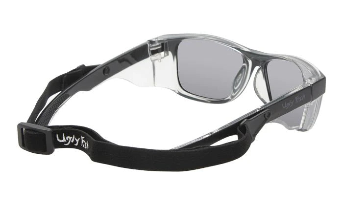 Ugly Fish RS545RX MBL.SM Sparkie Safety Sunglasses- Matt Black Frame/Smoke Lens