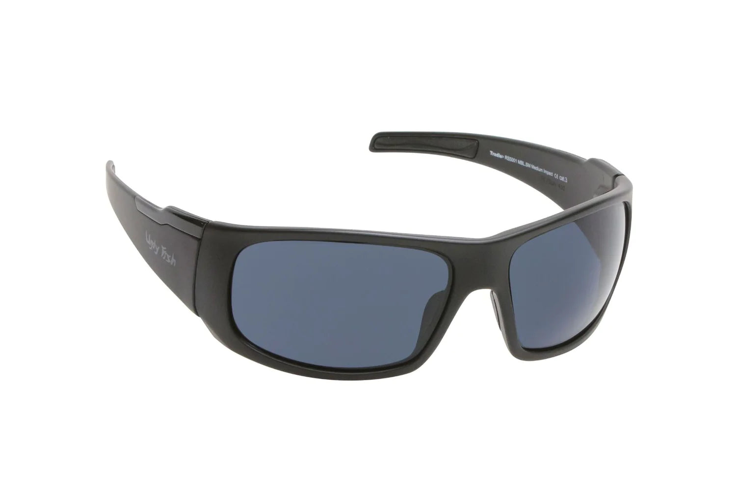 Ugly Fish RS5001 MBL.SM Tradie Safety Sunglasses-Matt Black Frame/Smoke Lens