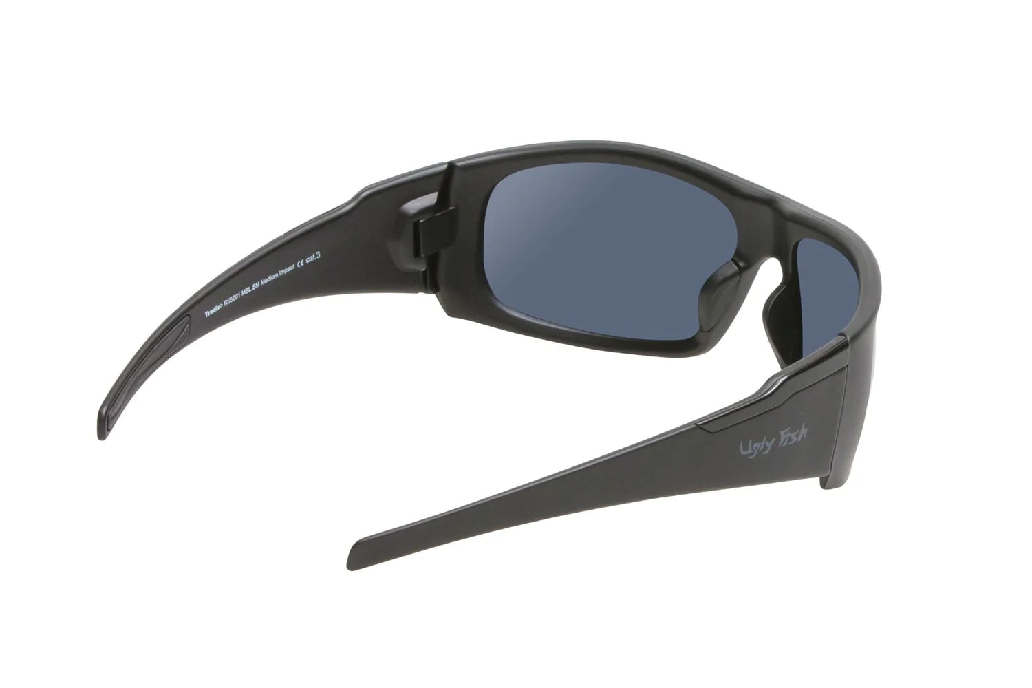 Ugly Fish RS5001 MBL.SM Tradie Safety Sunglasses-Matt Black Frame/Smoke Lens