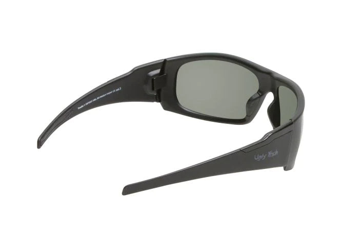 Ugly Fish RSP5001 MBL.SM Tradie Polarized Safety Sunglasses- Matt Black Frame/Smoke Lens