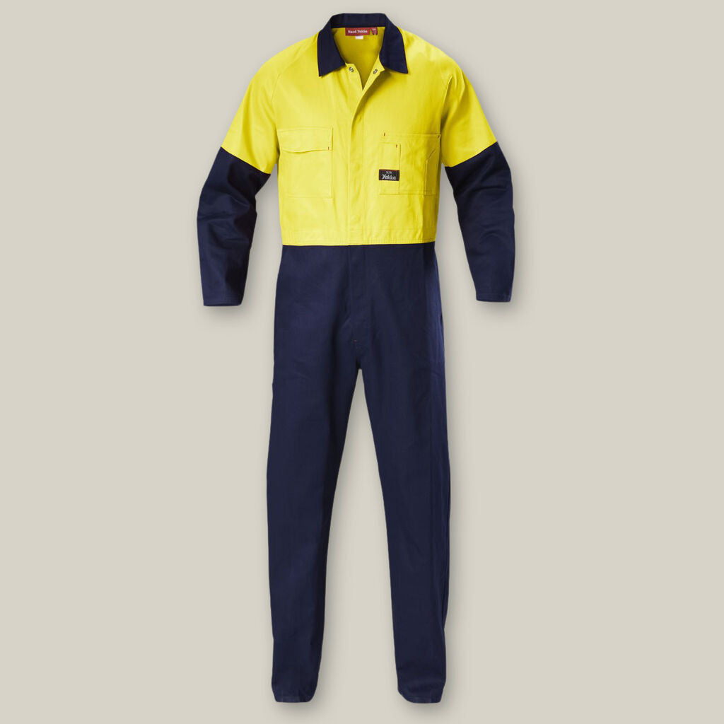 Hard Yakka Y00270 2tone Cotton Drill Coverall