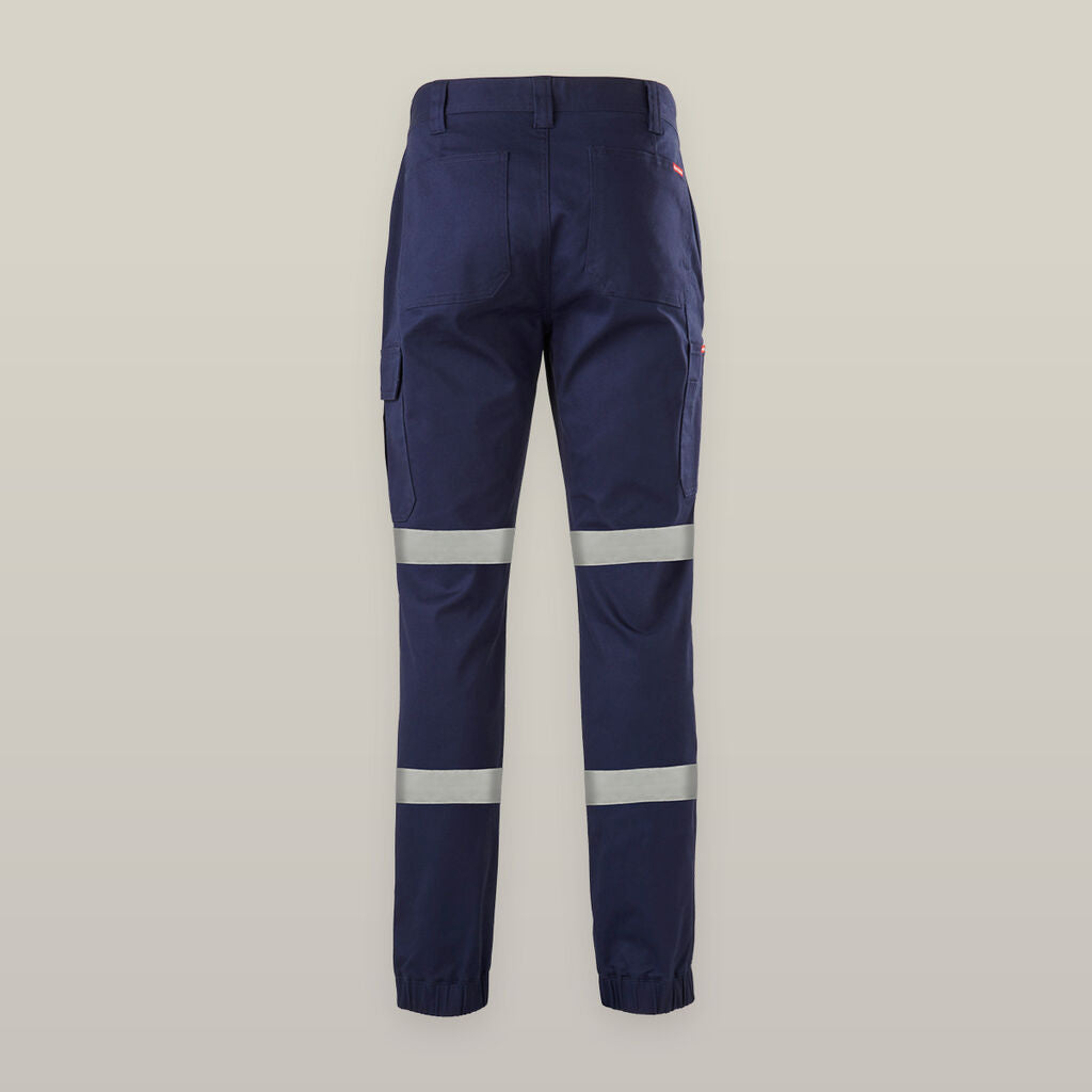 Hard Yakka Y02411 Cargo Cuffed Pant With Tape-Navy