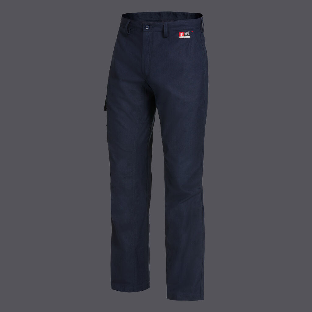 KingGee Y02520 Shield Tec Fr Flat Front Cargo Pants-Navy