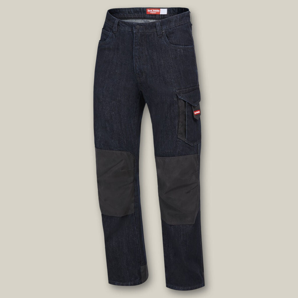 Hard Yakka Y03041 Legends Work Jeans-Blue/Black Charcoal