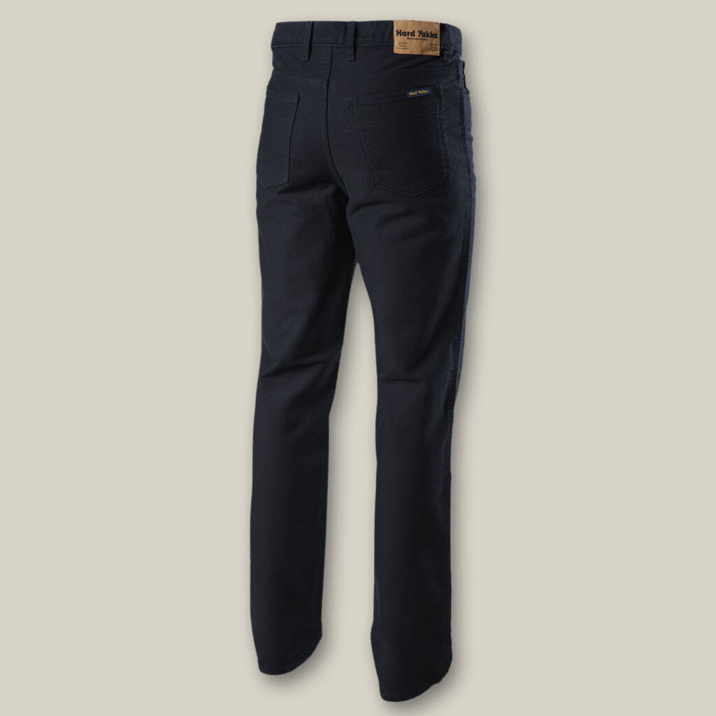 Hard Yakka Y03875 Foundations Moleskin Pants-Navy