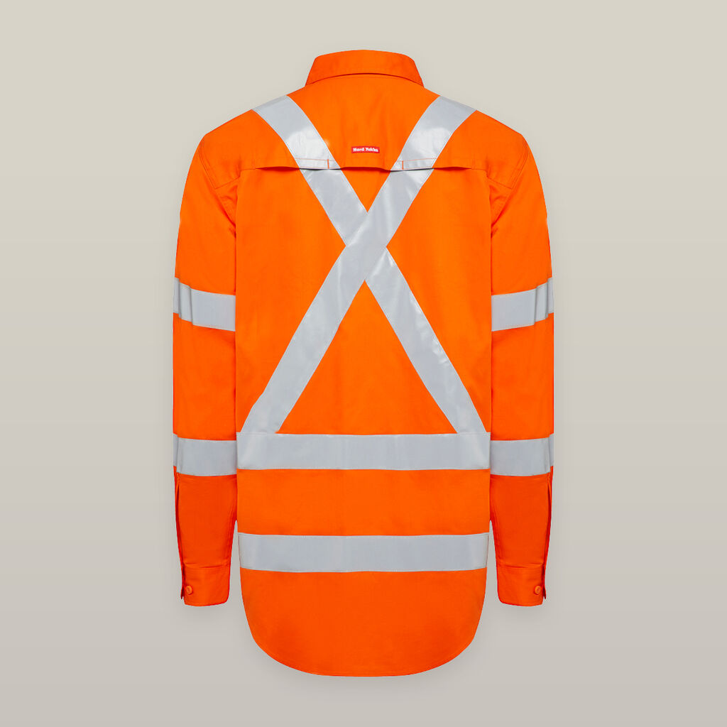 Hard Yakka Y04275 Bio Motion X Back Lightweight Shirt-Orange