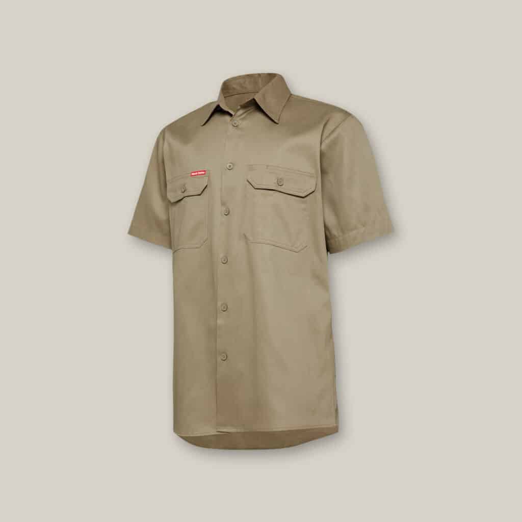 Hard Yakka Y04625 Core Short Sleeve Lightweight Vented Cotton Shirt