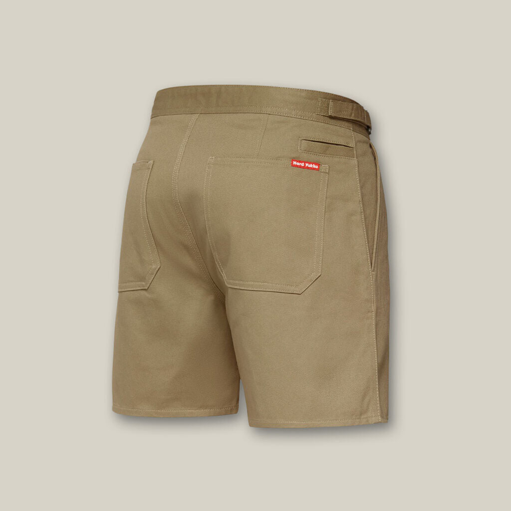 Hard Yakka Y05340 Relaxed Fit Cotton Drill Short With Side Tabs