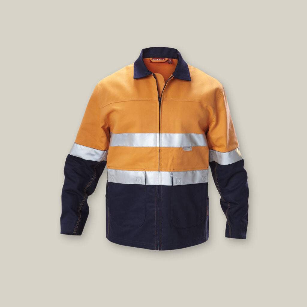 Hard Yakka Y06545 Core Hi-vis 2 Tone Cotton Drill Taped Jacket