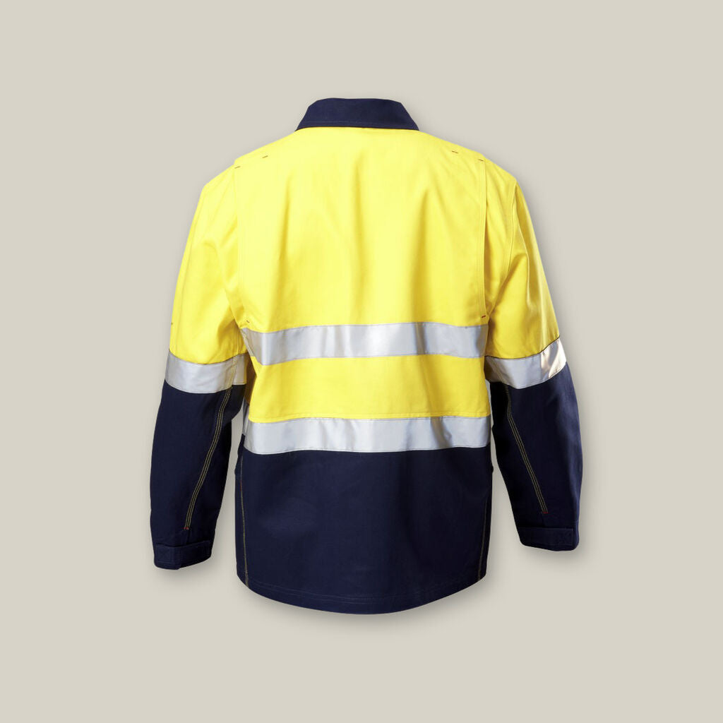 Hard Yakka Y06545 Core Hi-vis 2 Tone Cotton Drill Taped Jacket