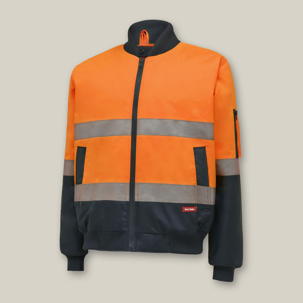 Hard Yakka Y06675 Core Hi-vis 2 Tone Taped Waterproof Bomber Jacket