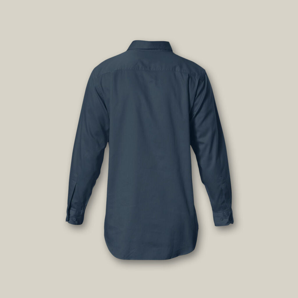 Hard Yakka Y07530 Long Sleeve Closed Front Cotton Drill Work Shirt