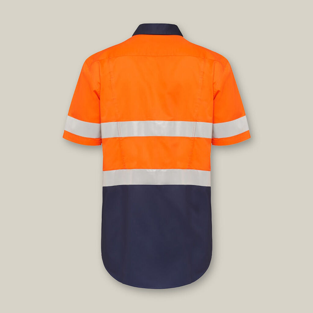 Hard Yakka Y07735 Koolgear Hi-Vis 2 Tone Taped Vented Short Sleeve Shirt