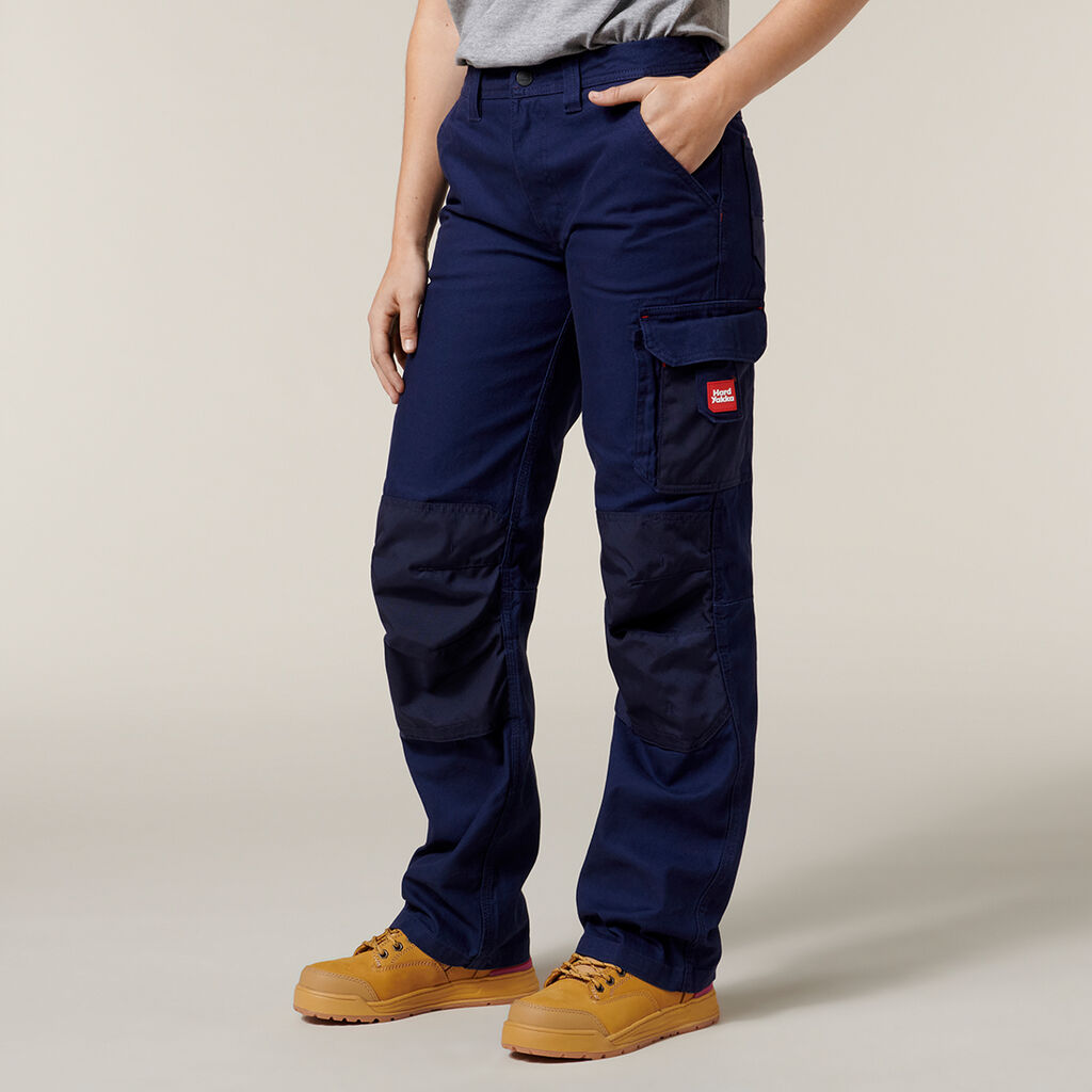 Hard Yakka Y08079 Women's Legends Cargo Pant-Navy