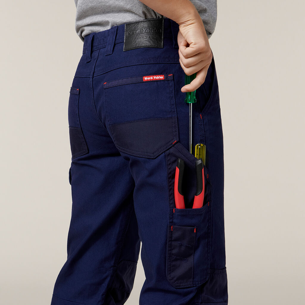 Hard Yakka Y08079 Women's Legends Cargo Pant-Navy
