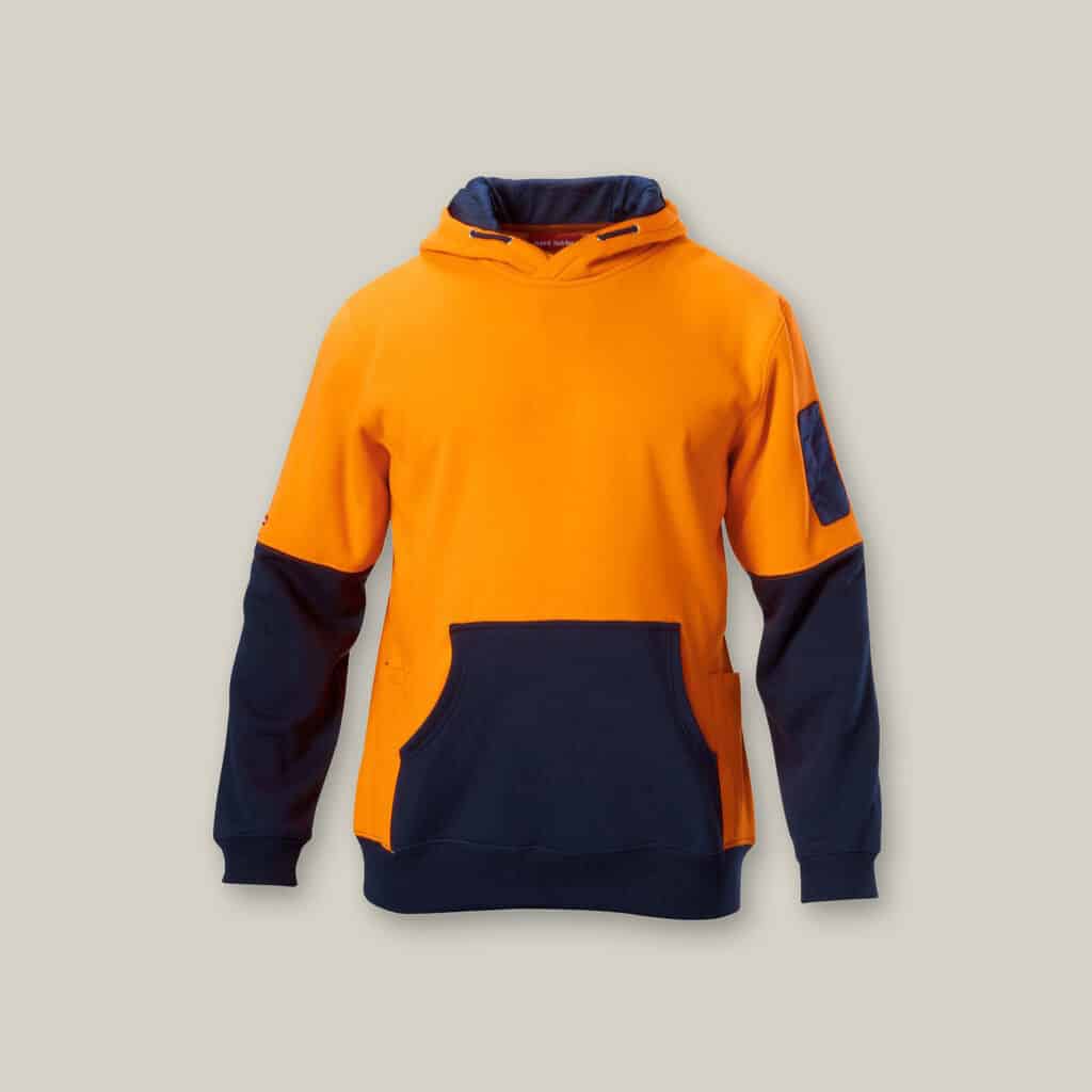 Hard Yakka Y19325 Hi-vis Two Tone Brushed Fleece Hoodie