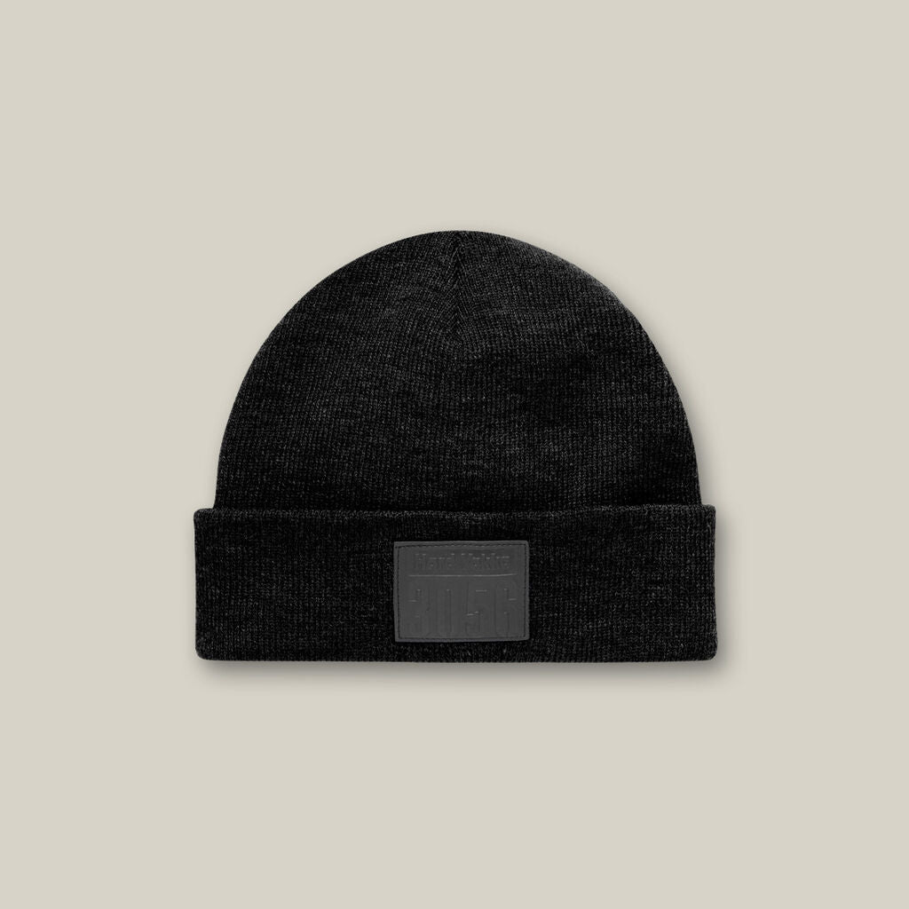 HARD YAKKA Y22370 BEANIE-BLACK