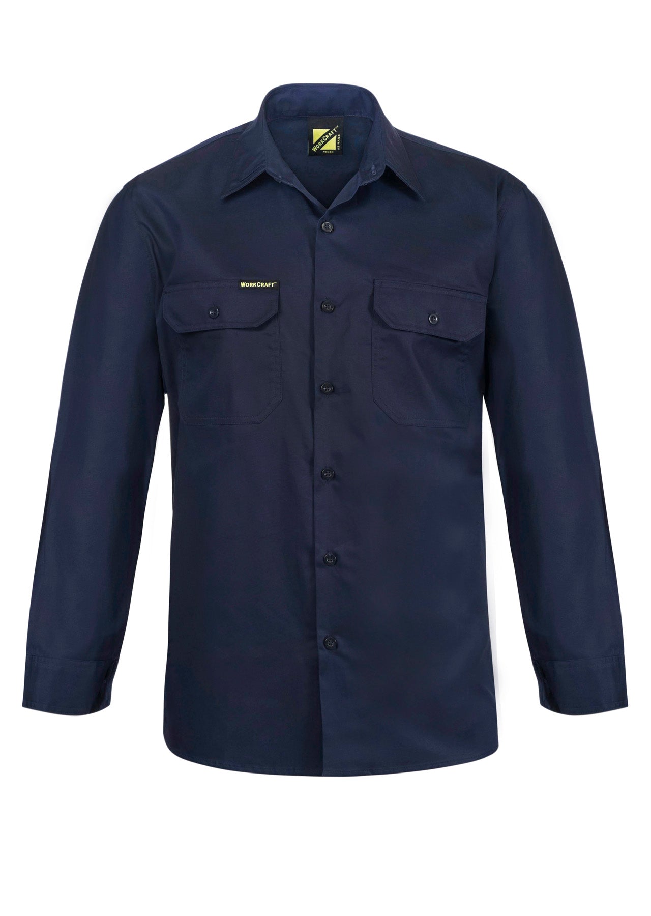 Workcraft WS4011 Lightweight L/S Vented Cotton Drill Shirt