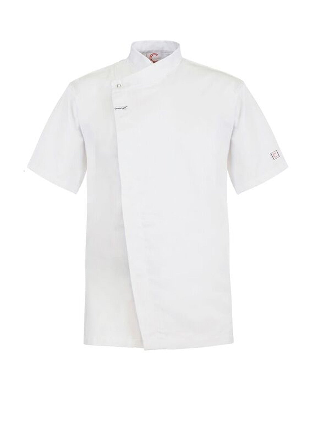 Chefs craft CJ041 Chefs S/S Tunic With Concealed Front