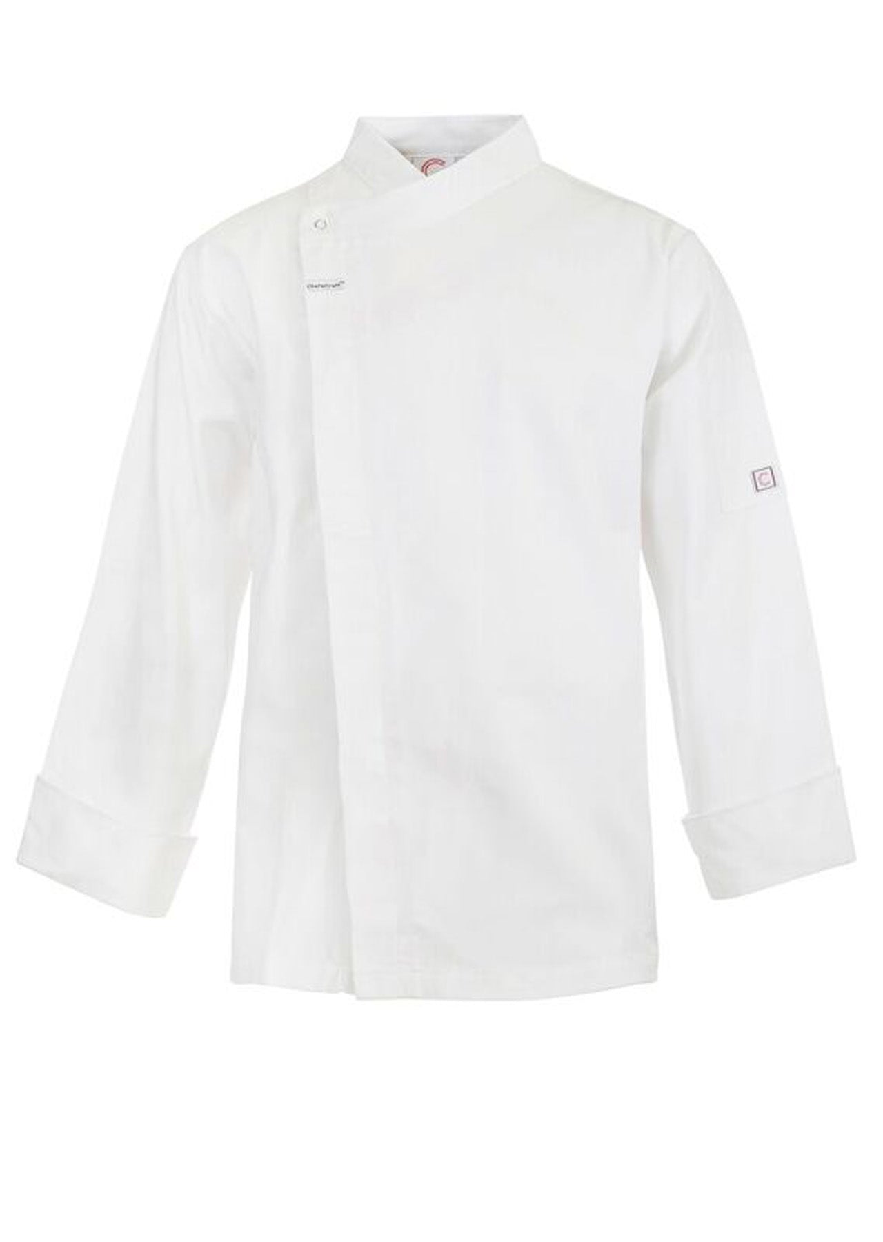 Chefs craft CJ043 Chefs L/S Tunic With Concealed Front