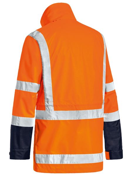 Bisley BJ6377HT TTMC-W 5-in-1 Wet Weather Jacket-Orange