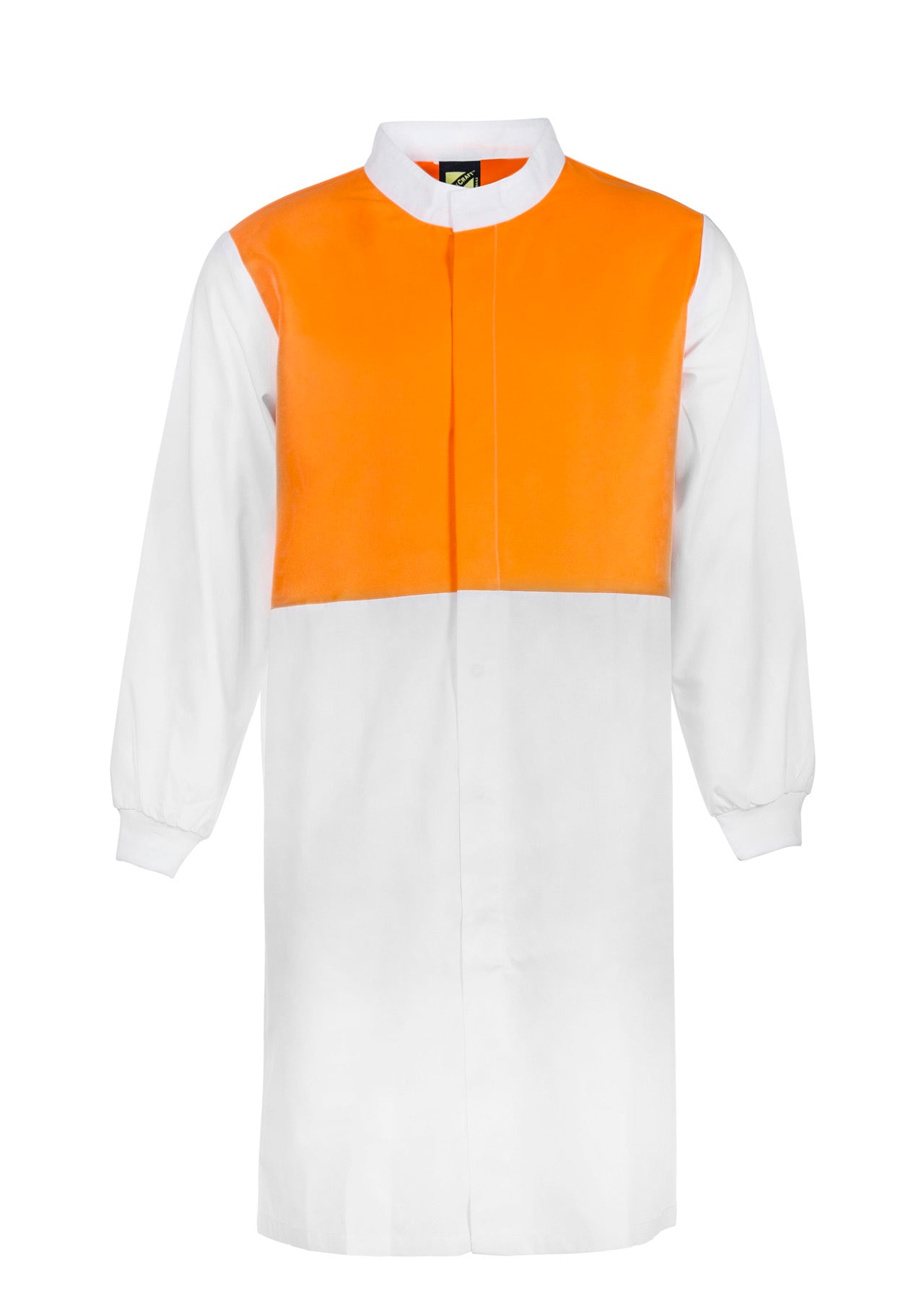 Workcraft WJ3194 Food Industry Hi vis Two Tone Long Length Dustcoat – L/S