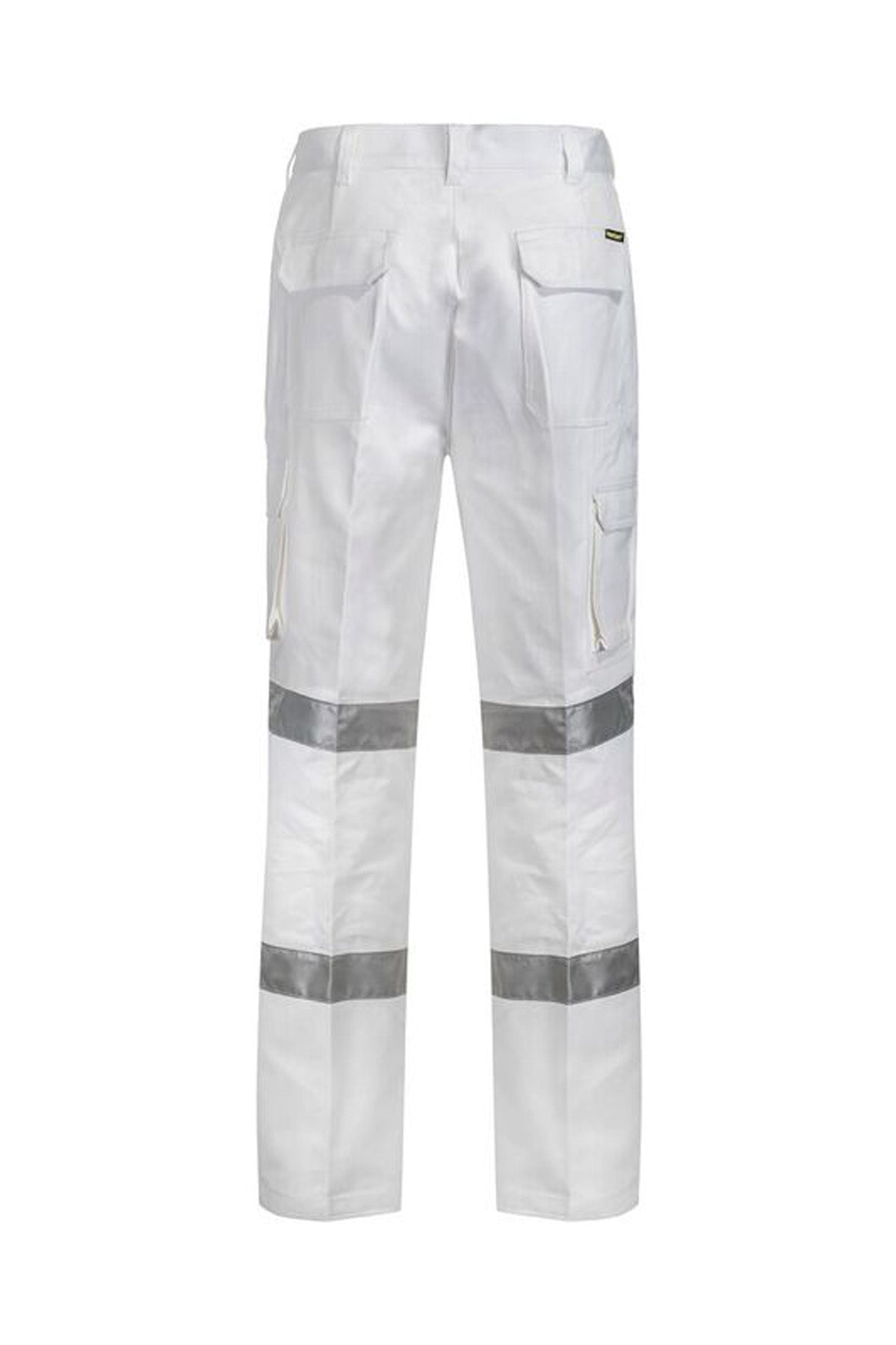 Workcraft WP3223 Hi vis Cargo Drill Pants 3m Tape-White