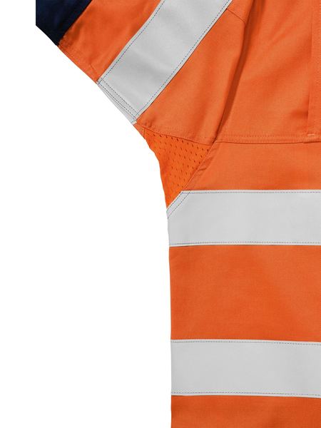 Bisley BS6448T 3m Taped Two Tone Hi-vis Men's Industrial Cool Vented Shirt