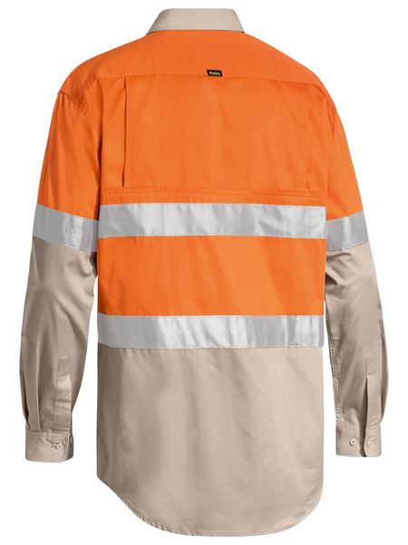 Bisley BS6696T Taped Hi Vis Cool Lightweight L/S Shirt