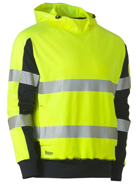 Bisley BK6815T Taped Two Tone Hi-vis Contrast 4-way Stretch Hoodie