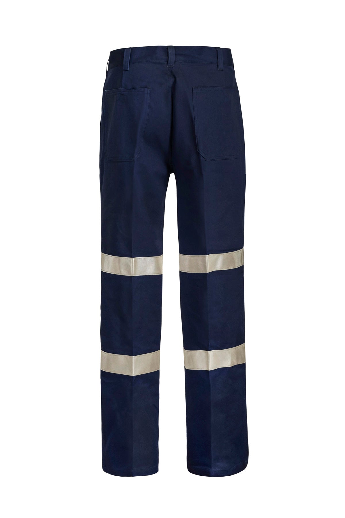 Workcraft WP3045 Classic Pleat Cotton Drill Trouser-Navy