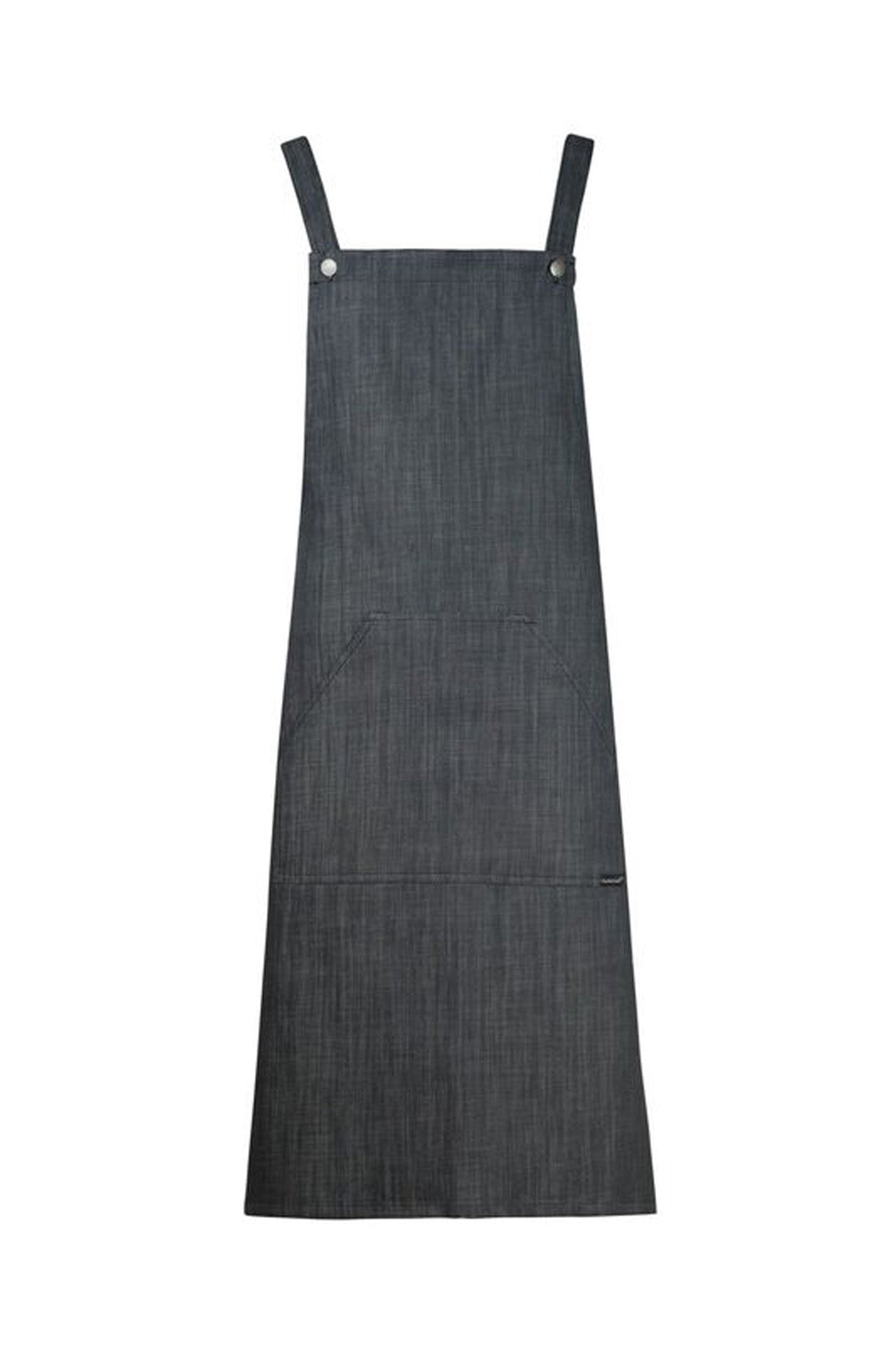 Chefs craft CA026 Full Bib Apron With Pocket-Charcoal Denim